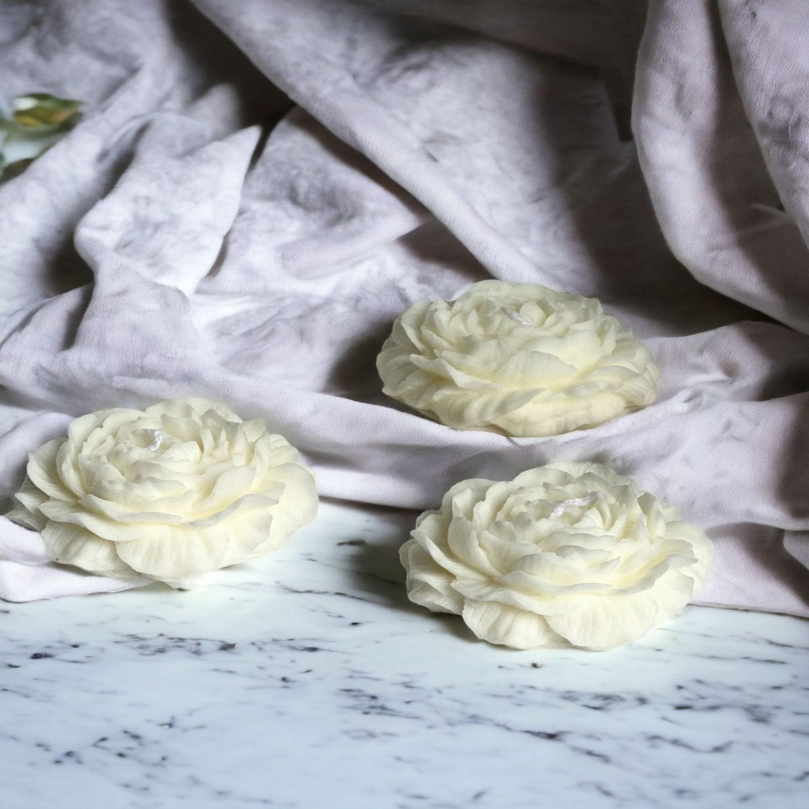 Peony Flower Candles - Shy Concepts