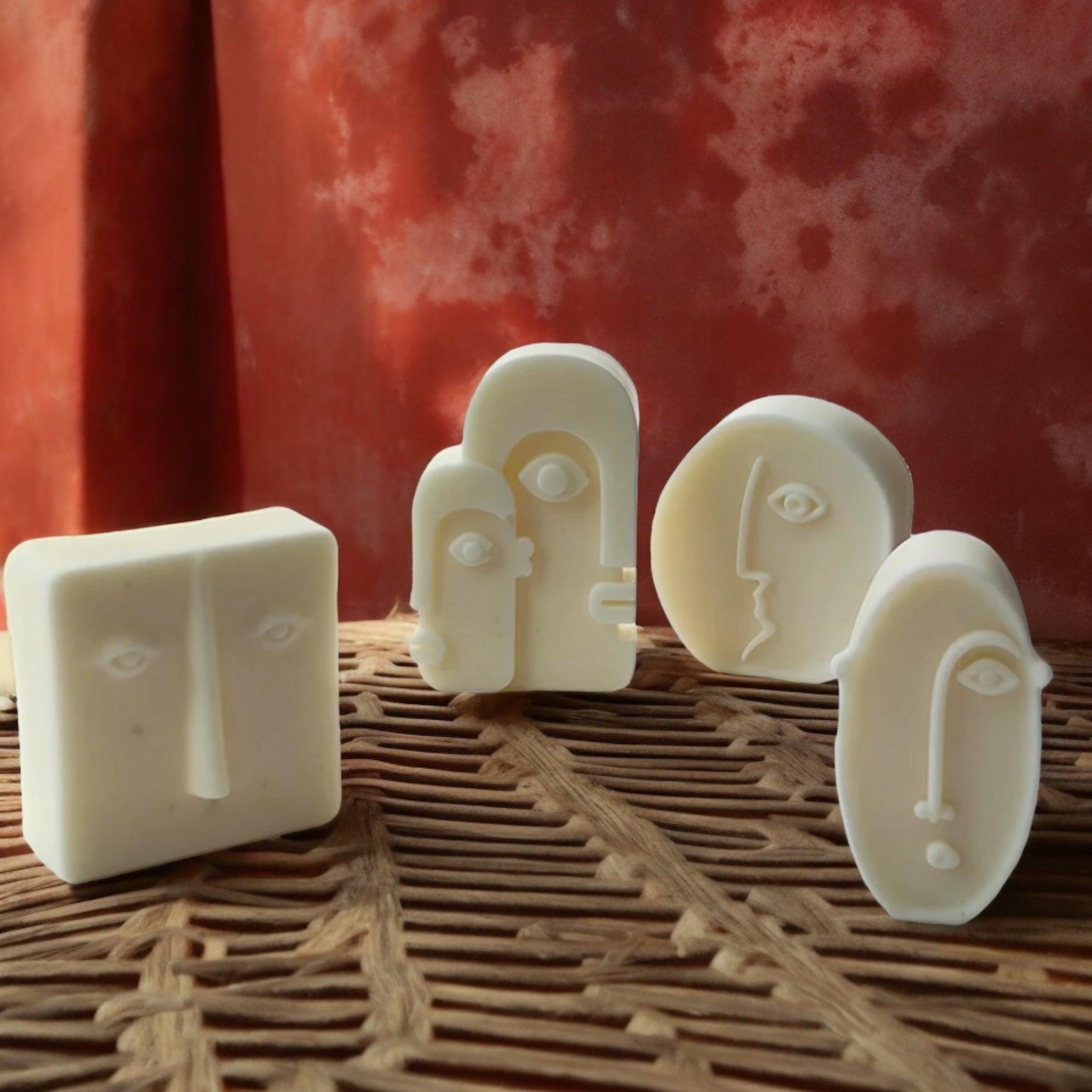 Abstract Faces Candles